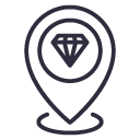 Location png of HSR Layout, Richmond Road and HRBR Layout at Neelkanth Gold and Diamonds