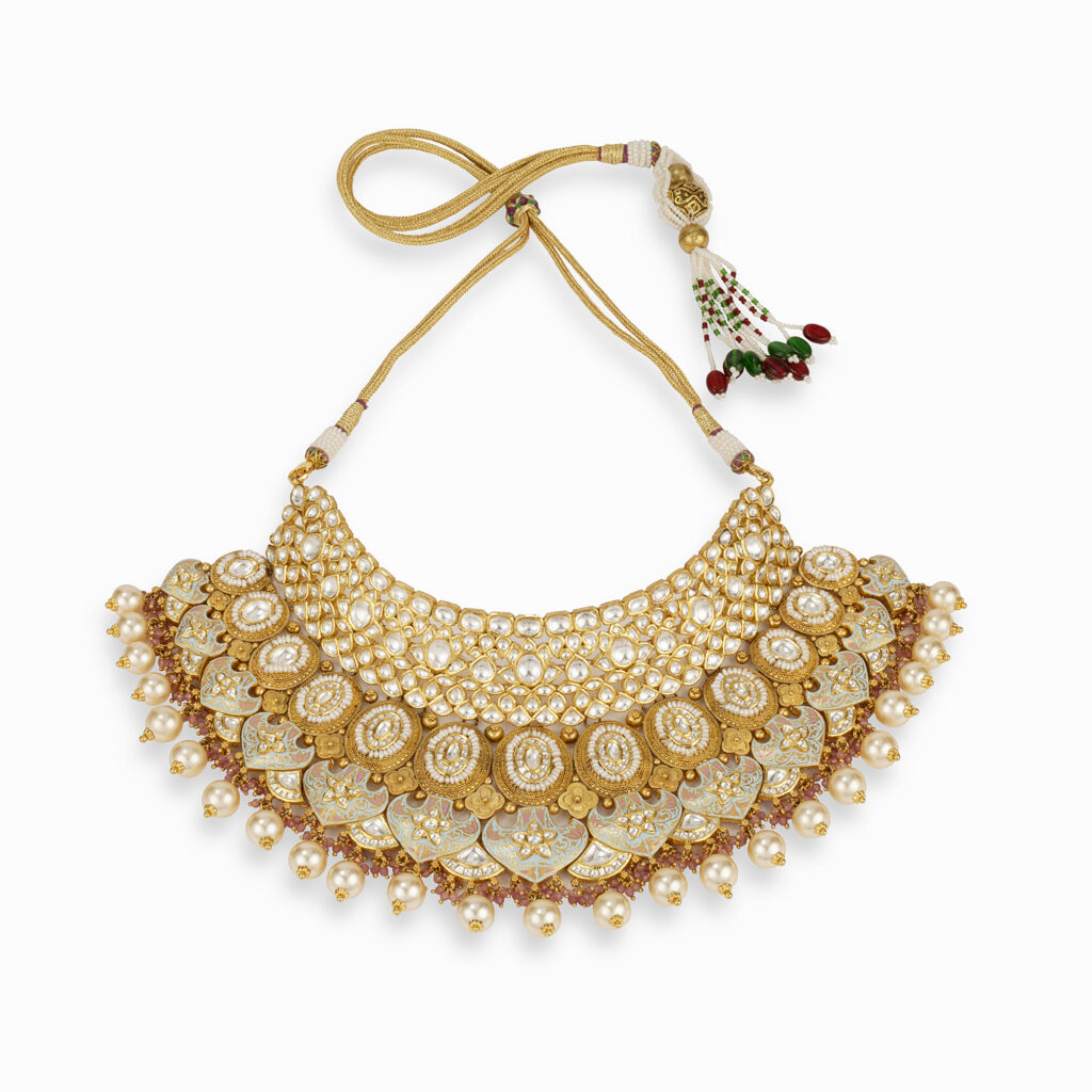 diamond necklace at Neelkanth Gold and Diamonds Bangalore